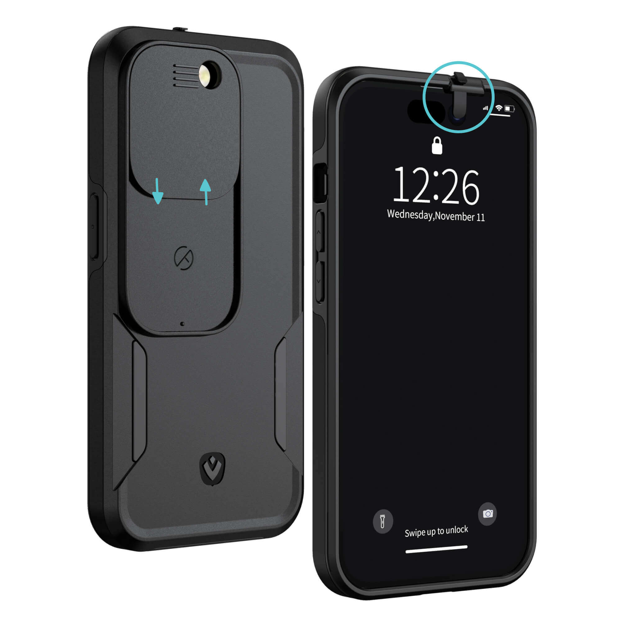 iPhone 14 Pro Max Privatsphäre-Hülle