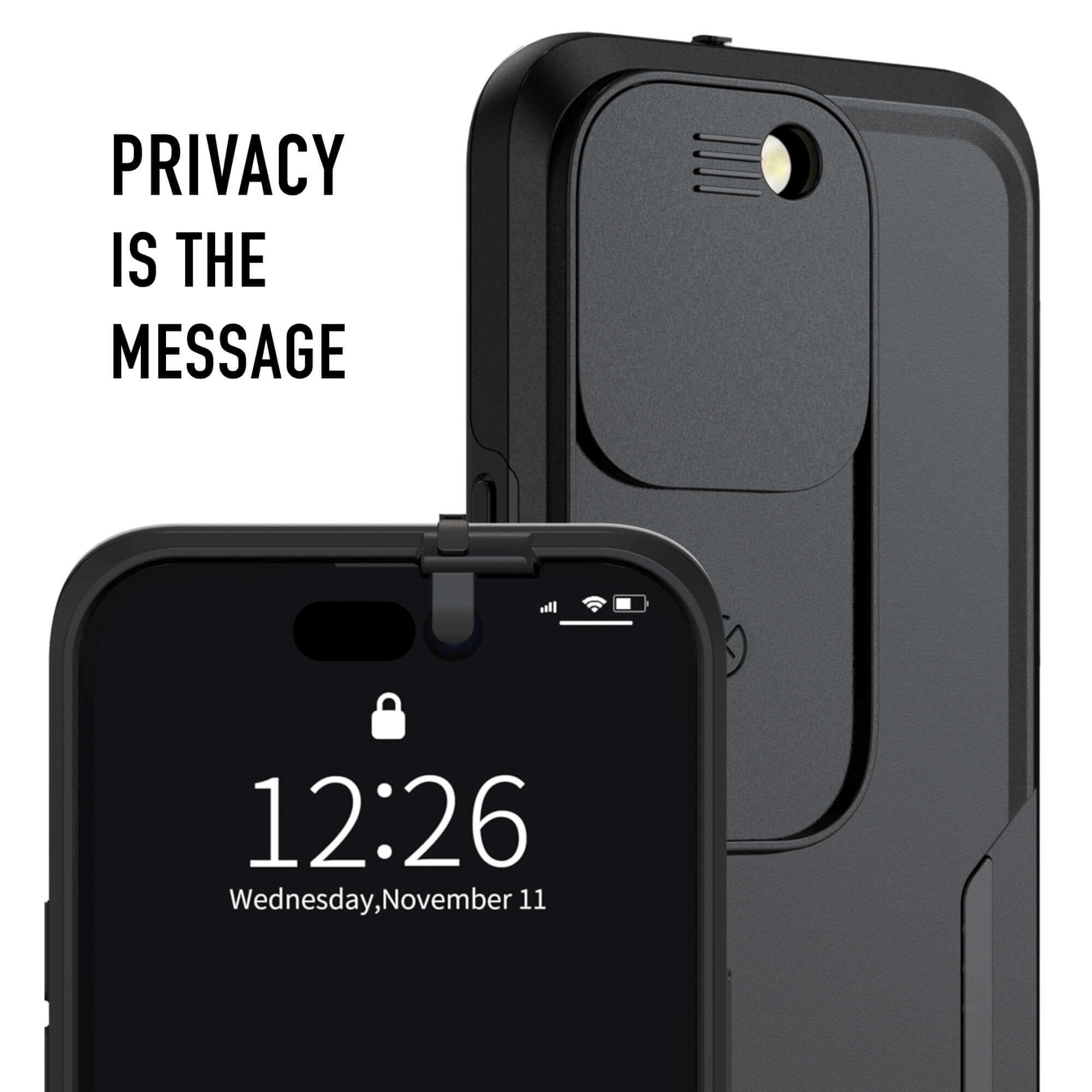 iPhone 14 Pro Max Privatsphäre-Hülle