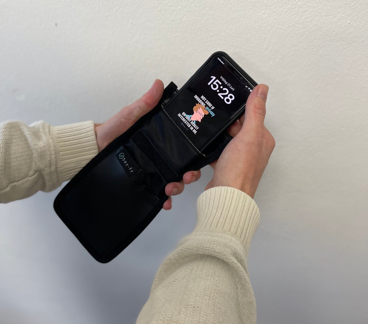 Faraday-Tasche für Telefon und Laptop