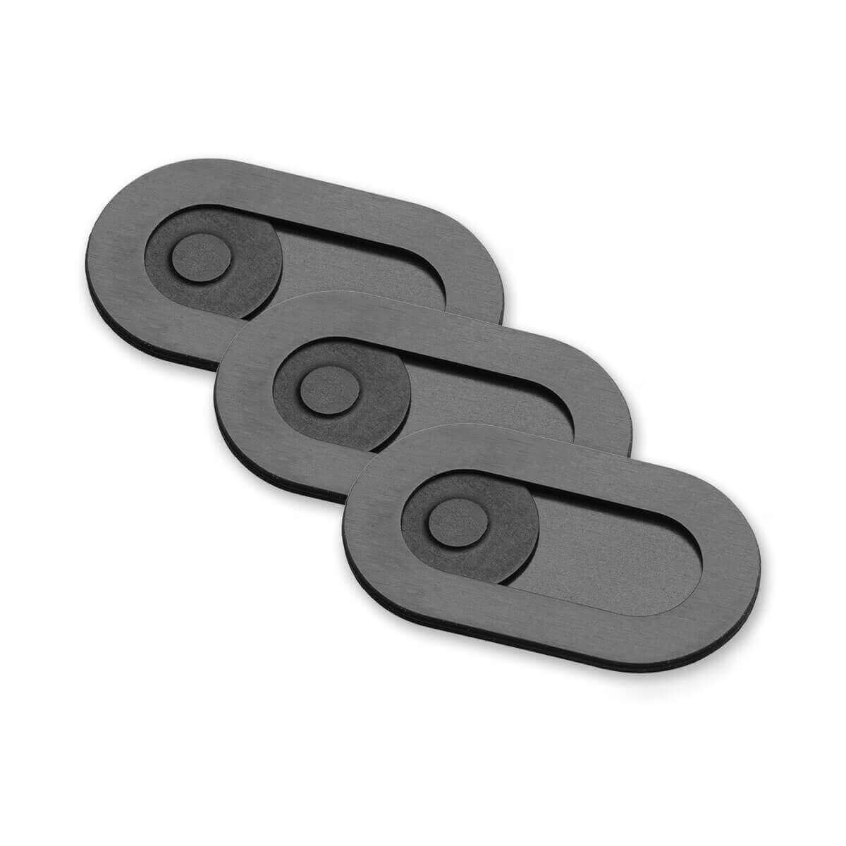 Spyslide® Webcam-Abdeckung 3er-Pack | Schwarz oder Silber