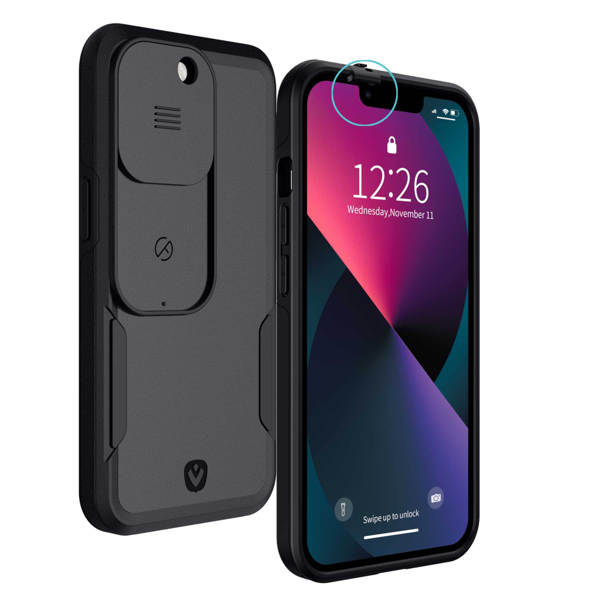 iPhone 13 Pro Max Privatsphäre-Hülle
