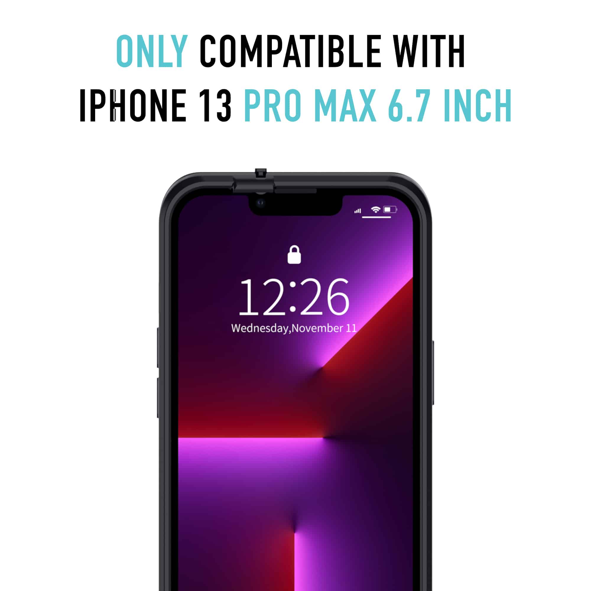 iPhone 13 Pro Max Privatsphäre-Hülle
