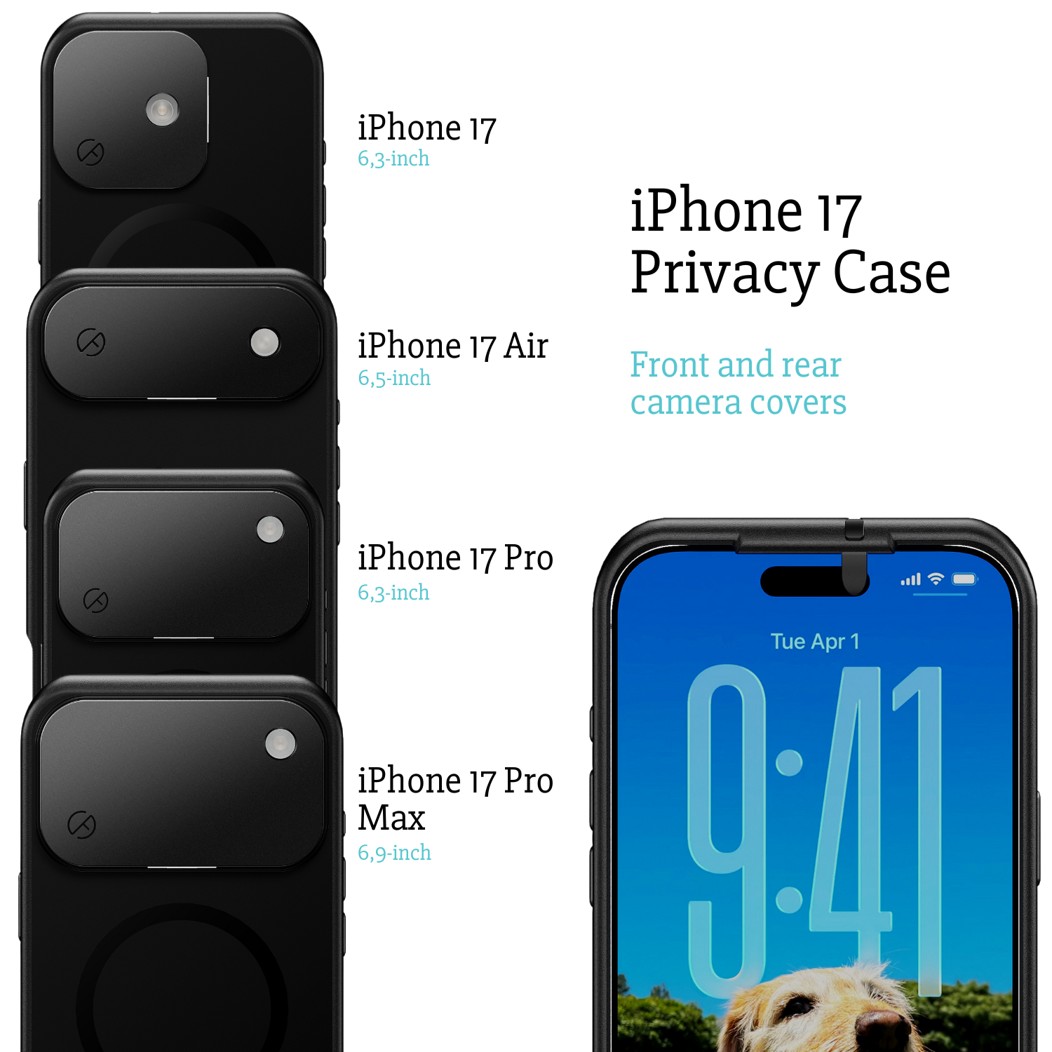 VORBESTELLUNG – iPhone 17, 17 Air, 17 Pro oder 17 Pro Max Privacy Case